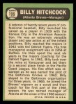 1967 Topps #199 Billy Hitchcock Back Thumbnail