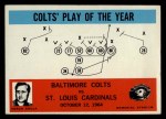 1965 Philadelphia #14 Colts' Play of the Year - Don Shula Front Thumbnail