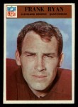 1966 Philadelphia #49 Frank Ryan Front Thumbnail