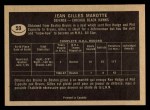 1967 Topps #59 Gilles Marotte Back Thumbnail