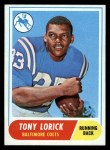 1968 Topps #204 Tony Lorick Front Thumbnail