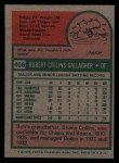 1975 Topps #406 Bob Gallagher Back Thumbnail