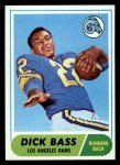 1968 Topps #2 Dick Bass Front Thumbnail