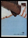 1968 Topps #170 Frank Emanuel Back Thumbnail