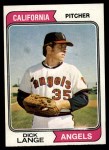 1974 Topps #429 Dick Lange Front Thumbnail
