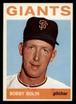 1964 Topps #374 COR Bob Bobby Bolin Front Thumbnail