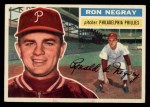 1956 Topps #7 Ron Negray Front Thumbnail