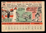 1956 Topps #46 Gene Freese Back Thumbnail