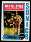 1974 Topps #70 Spencer Haywood Front Thumbnail