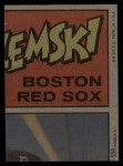 1972 Topps #558 In Action - Blue Moon Odom Back Thumbnail
