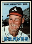 1967 Topps #199 Billy Hitchcock Front Thumbnail