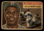 1956 Topps #30 Jackie Robinson Front Thumbnail