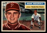 1956 Topps #7 Ron Negray Front Thumbnail