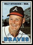 1967 Topps #199 Billy Hitchcock Front Thumbnail