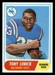 1968 Topps #204 Tony Lorick Front Thumbnail