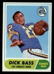 1968 Topps #2 Dick Bass Front Thumbnail