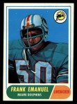 1968 Topps #170 Frank Emanuel Front Thumbnail