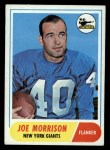 1968 Topps #211 Joe Morrison Front Thumbnail
