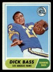1968 Topps #2 Dick Bass Front Thumbnail