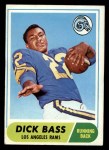 1968 Topps #2 Dick Bass Front Thumbnail