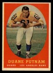 1958 Topps #55 Duane Putnam Front Thumbnail