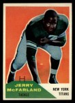 1960 Fleer #126 Jerry McFarland Front Thumbnail
