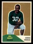 1960 Fleer #106 Al Day Front Thumbnail