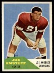 1960 Fleer #28 Joe Amstutz Front Thumbnail