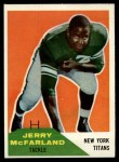 1960 Fleer #126 Jerry McFarland Front Thumbnail