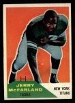 1960 Fleer #126 Jerry McFarland Front Thumbnail