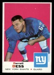 1969 Topps #219 Darrell Dess Front Thumbnail