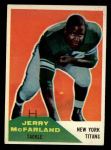 1960 Fleer #126 Jerry McFarland Front Thumbnail