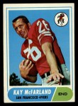 1968 Topps #113 Kay McFarland Front Thumbnail