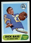 1968 Topps #2 Dick Bass Front Thumbnail