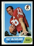 1968 Topps #113 Kay McFarland Front Thumbnail