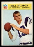 1966 Philadelphia #101 Bill Munson Front Thumbnail