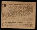 1938 Gum Inc. Horrors of War #136 Loyalists Bombard Algeciras with Big Guns Back Thumbnail