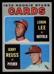 1970 Topps #96 Cardinals Rookies - Leron Lee / Jerry Reuss Front Thumbnail