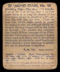 1935 Diamond Stars #22 Jimmy Wilson Back Thumbnail