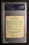 1933 Goudey #230 Carl Hubbell Back Thumbnail