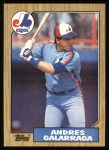 1987 Topps #272 Andres Galarraga Front Thumbnail