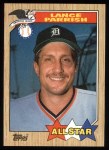 1987 Topps #613 All-Star - Lance Parrish Front Thumbnail