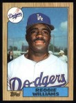 1987 Topps #232 Reggie Williams Front Thumbnail
