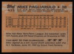 1988 Topps #435 Mike Pagliarulo Back Thumbnail
