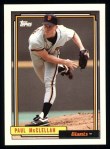 1992 Topps #424 Paul McClellan Front Thumbnail