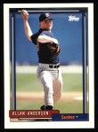 1992 Topps #417 Allan Anderson Front Thumbnail