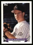 1993 Topps #648 Ryan Hawblitzel Front Thumbnail