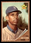 1962 Topps #69 Phil Ortega Front Thumbnail