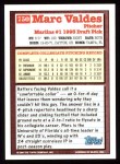 1994 Topps #750 Marc Valdes Back Thumbnail