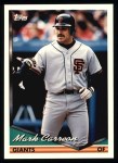 1994 Topps #327 Mark Carreon Front Thumbnail
